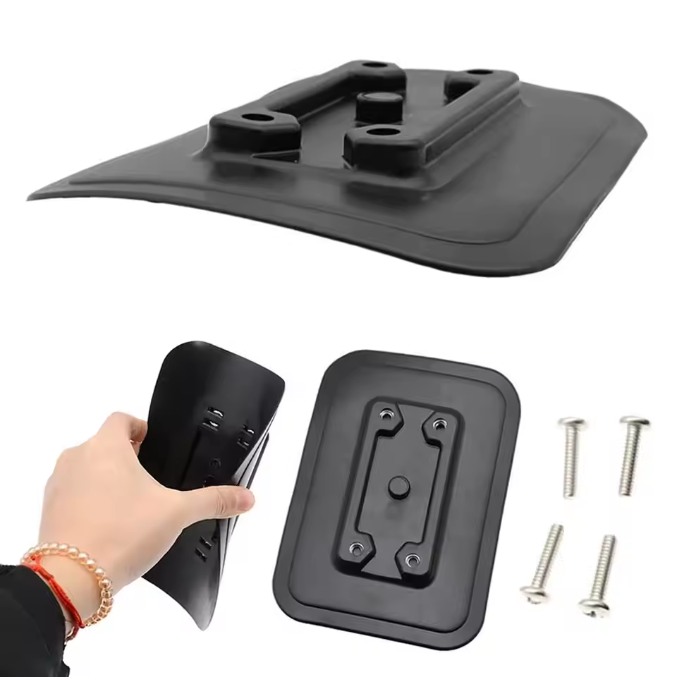 Fishing Kayak Rod Holder - Inflatable Boats Glue-On Pad PVC Corrosion-resistant