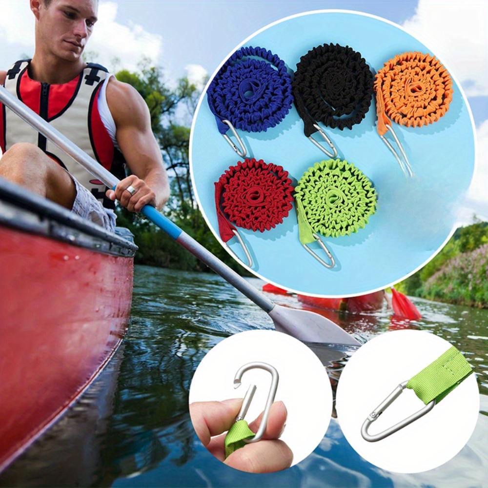 1PC Adjustable Elastic Kayak P - огляд і ціна Fishing Kayak Paddle Leash