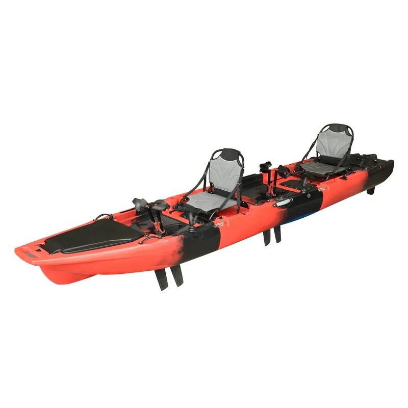 Hot Sale 14FT 2-Person Double  - огляд і ціна Fishing Kayak Pedal Drive