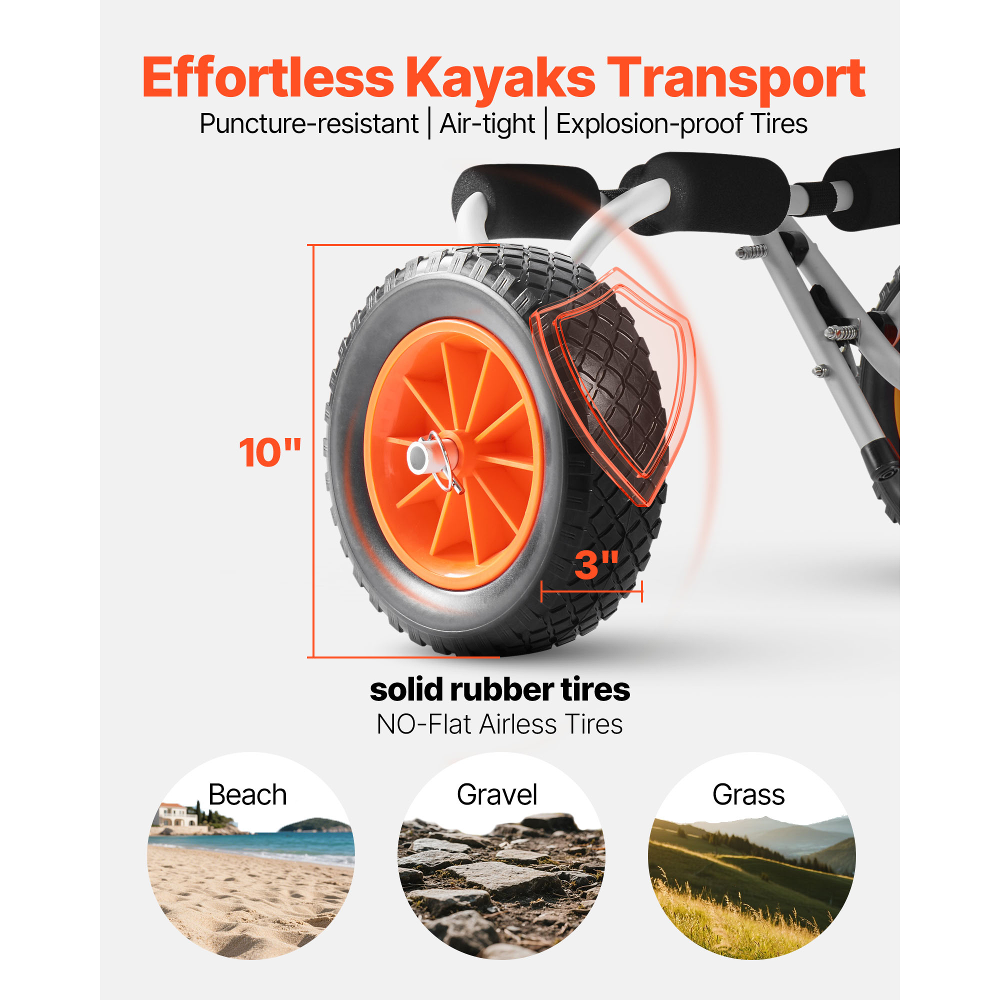 SucceBuy 200 lbs Kayak Cart Fo - огляд і ціна Fishing Kayak Cart
