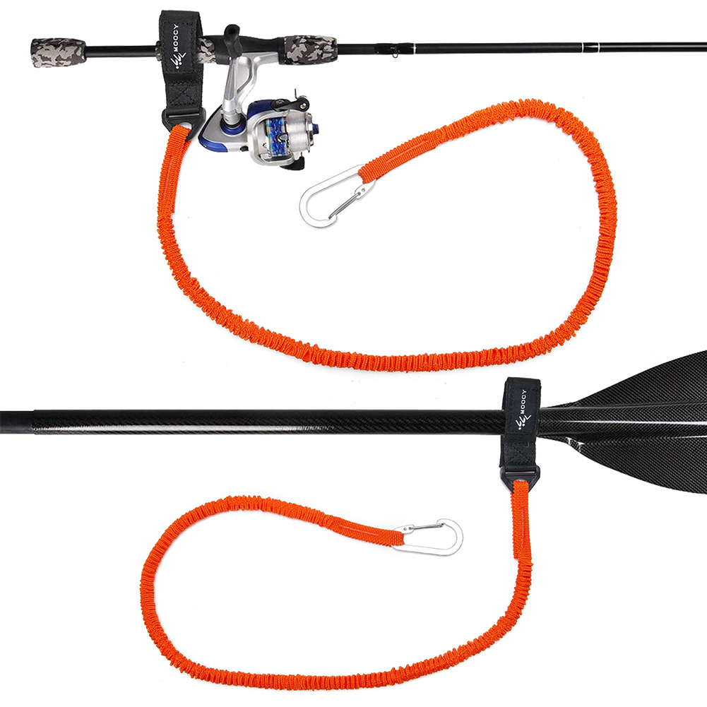 4 Pcs Kayaks Rod Leash Stretch - огляд і ціна Fishing Kayak Paddle Leash