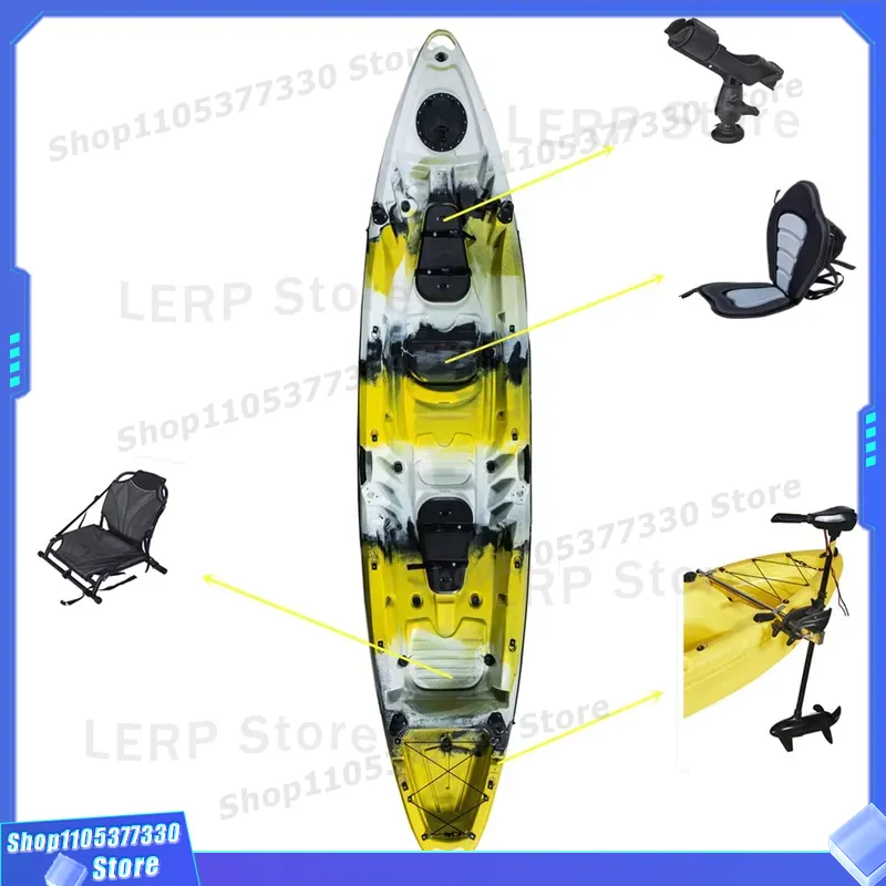 2 Person Plastic Rigid Sit Ton - огляд і ціна Fishing Kayak Sit In